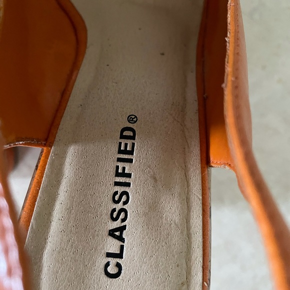 Orange wedge shoes - Picture 5 of 5